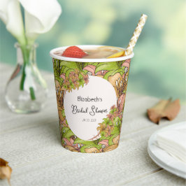 Schöne Blume Pappbecher