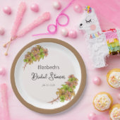 Schöne Blume Pappteller (Party)