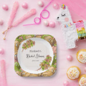 Schöne Blume Pappteller (Party)