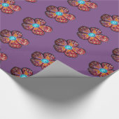 Schöne Blume Pat Wrapping Paper, 30 in x 2 ft Geschenkpapier (Ecke)