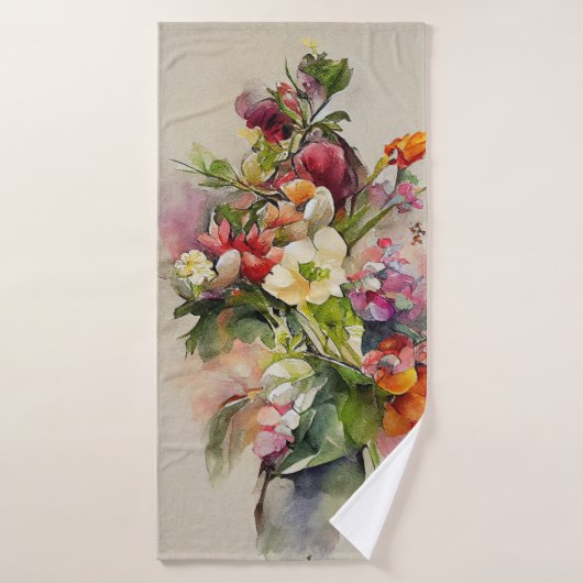 Schöne Blume Paul De Longpre Look Badhandtuch Set (Badehandtuch)