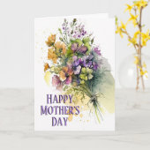 Schöne Blume, perfektes Geschenk, Muttertagskarte Karte (Gelbe Blume)