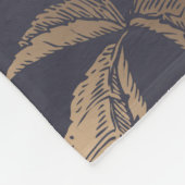 Schöne Blume, Pfannkuchen, Rose und Schmetterlinge Fleecedecke (Ecke)