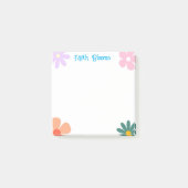 Schöne Blume Post-it Klebezettel (Vorderseite)