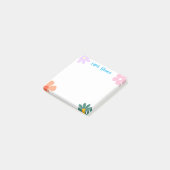 Schöne Blume Post-it Klebezettel (angewinkelt)