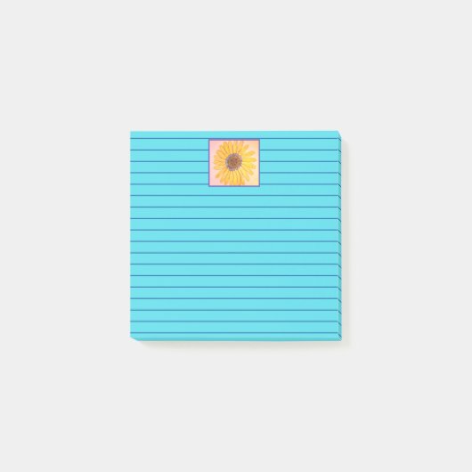 Schöne Blume Post-it Klebezettel (Vorderseite)