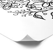 Schöne Blume Poster (Ecke)