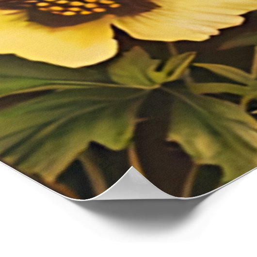 Schöne Blume Poster (Ecke)