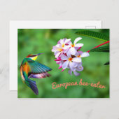 Schöne Blume Postkarte (Vorne/Hinten)