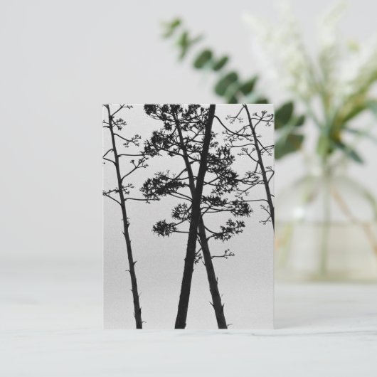 Schöne Blume Postkarte (Stehend Vorderseite)