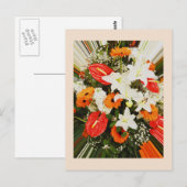 Schöne Blume Postkarte (Vorne/Hinten)