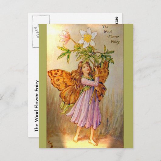 Schöne Blume Postkarte (Vorne/Hinten)