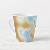 Schöne Blume Print Small Latte Tasse (Linke Ecke)