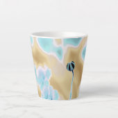 Schöne Blume Print Small Latte Tasse (Vorderseite)