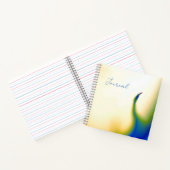 Schöne Blume Print Spiral Notebook Notizblock (Innenseite)