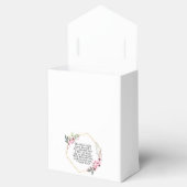 Schöne Blume Psalm 91 Gefälligkeitsbox Geschenkschachtel (Geöffnet)