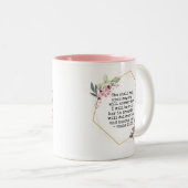 Schöne Blume Psalm 91 Kaffee Tasse (VorderseiteRechts)