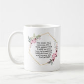 Schöne Blume Psalm 91 Kaffee Tasse (Links)