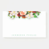 Schöne Blume Rose Farbenfrohe Flora Post-it Klebezettel (Vorderseite)