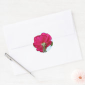 Schöne Blume Runder Aufkleber (Umschlag)