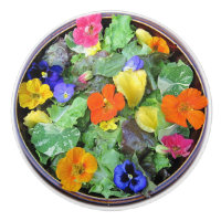 Schöne Blume Salad Keramik Knob