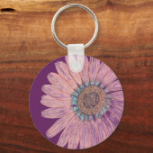 Schöne Blume Schlüsselanhänger (Vorderseite)