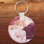 Schöne Blume Schlüsselanhänger (Vorderseite)