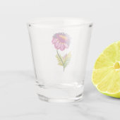 Schöne Blume Schnapsglas (Rückseite)
