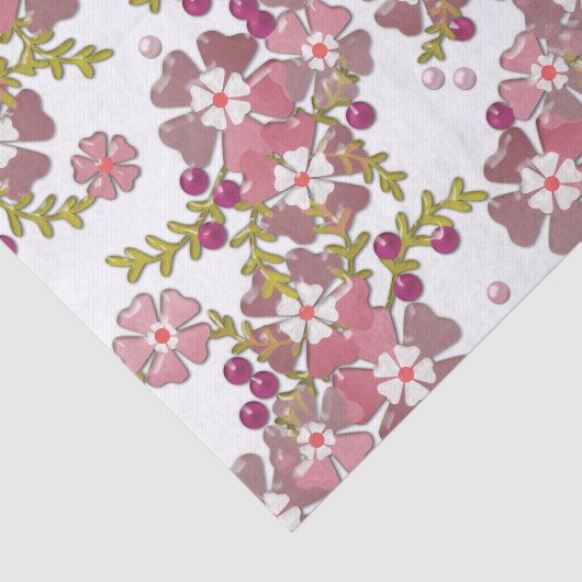 Schöne Blume Seidenpapier (Ausschnitt)