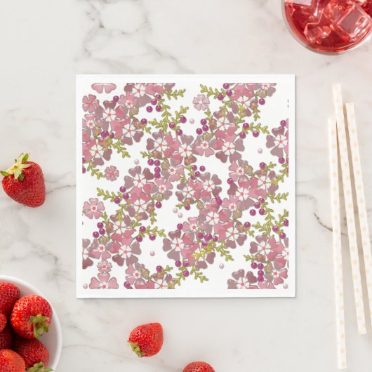 Schöne Blume , Serviette (Beispiel)