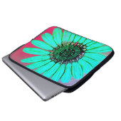 Schöne Blume Sketch Laptopschutzhülle (Vorne Knopf)