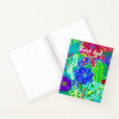 Schöne Blume Sketchbook Notizblock (Innenseite)