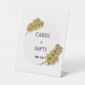 Schöne Blume Sockelschild (Vorderseite)