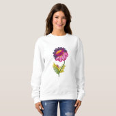 Schöne Blume Sweatshirt (Vorne ganz)