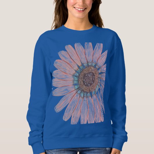 Schöne Blume Sweatshirt (Vorderseite)
