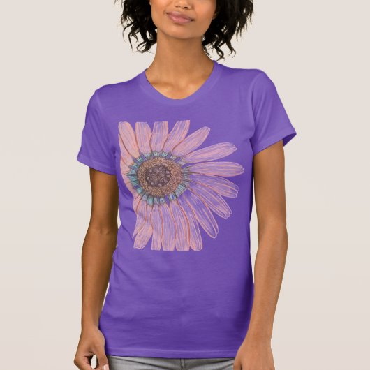 Schöne Blume T-Shirt (Vorderseite)