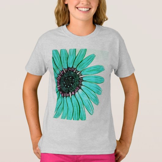 Schöne Blume T-Shirt (Vorderseite)