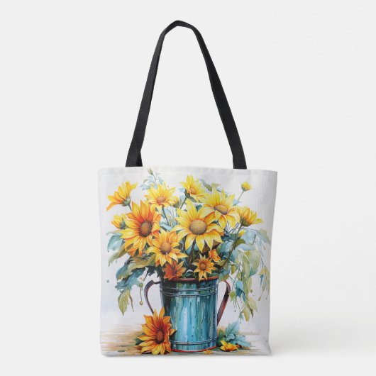 Schöne Blume Tasche (Rückseite)