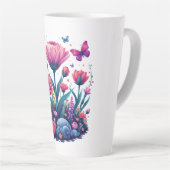 Schöne Blume Tasse (Rechte Ecke)