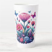 Schöne Blume Tasse (Vorderseite)
