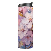 Schöne Blume Thermosbecher (Nach links gedreht)