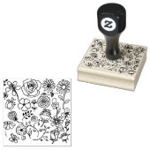 schöne Blume und anderes Design Gummistempel (Stempel)