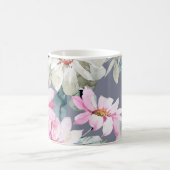 Schöne Blume und Blätter Maltedart, Blume, Abs. Kaffeetasse (Mittel)
