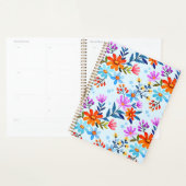 Schöne Blume und Blätter Muster Planer (Anzeige)