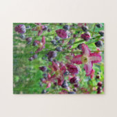 Schöne Blume und Buds Spring Foto Puzzle (Horizontal)