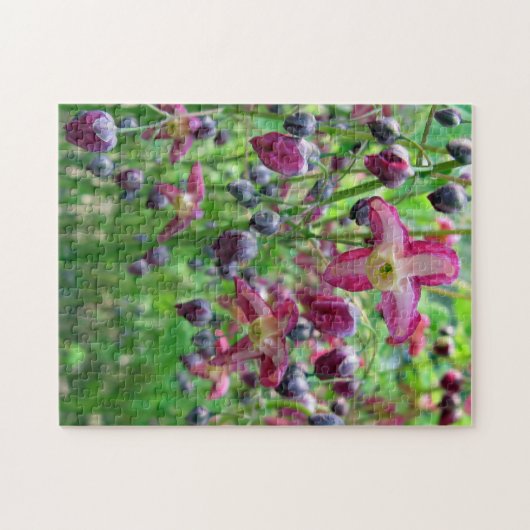 Schöne Blume und Buds Spring Foto Puzzle (Horizontal)