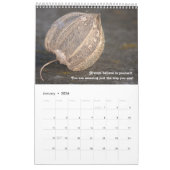 Schöne Blume und motivierend Zitate Kalender (Jan 2026)