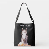 Schöne Blume und Rosa Personalisiert Tragetaschen Mit Langen Trägern (Rückseite)