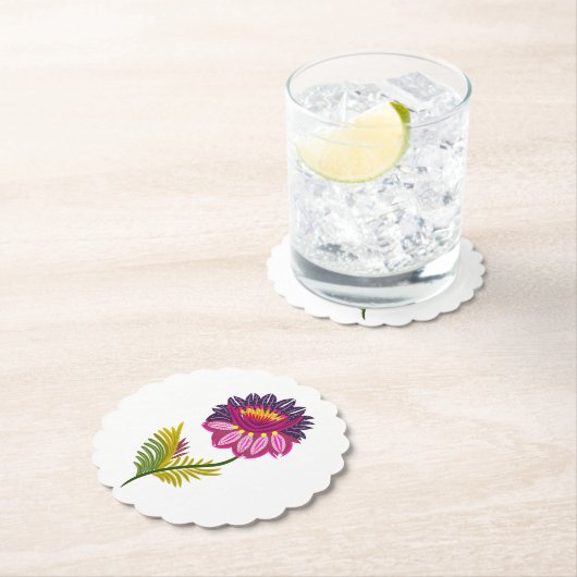 Schöne Blume Untersetzer (Vor Ort)