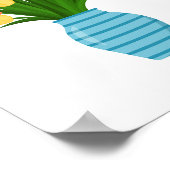 Schöne Blume Vase Poster (Ecke)
